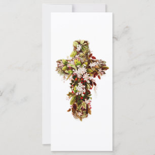 Jesus Easter Sunday Flowering cross 