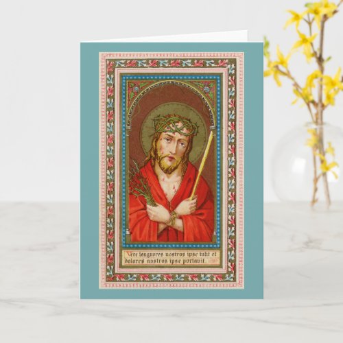 Jesus Ecce Homo Behold the Man SAU21 Greeting Card
