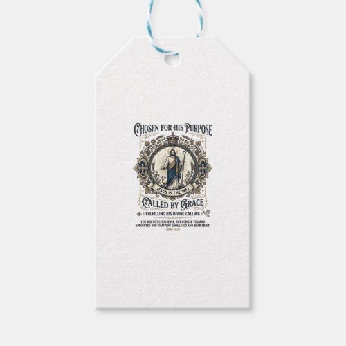 Jesus Electrician Shirt Faith Based Design_1 Gift Tags