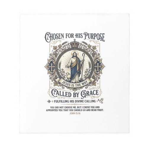 Jesus Electrician Shirt Faith Based Design_1 Notepad