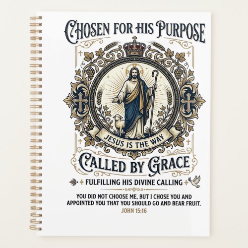 Jesus Electrician Shirt Faith Based Design_1 Planner