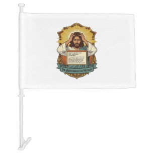 Jesus Email Typo Auto Correct Disaster Corporate O Car Flag