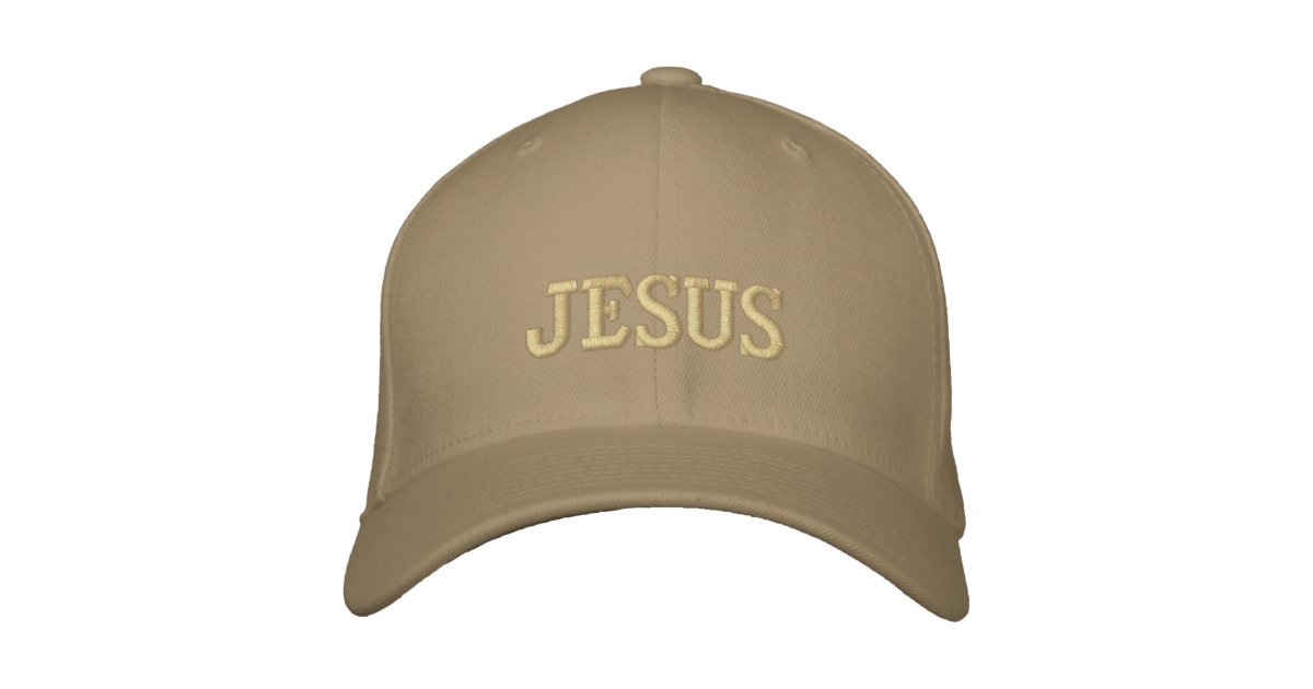 Jesus Embroidered Baseball Cap Zazzle