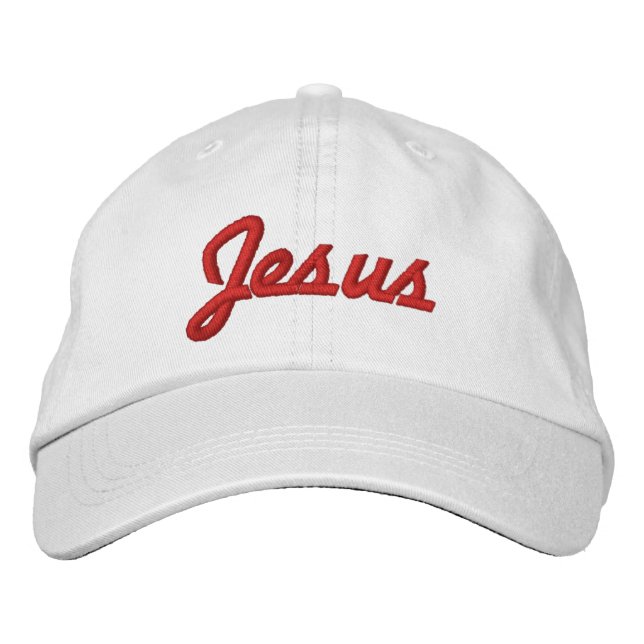 Jesus Embroidered Baseball Hat (Front)