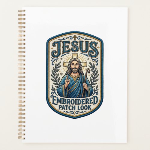 Jesus Embroidered Patch Look Jesus Embroidered Pat Planner
