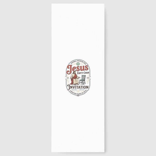Jesus Empty Chair Invitation Jesus Empty Chair Inv Bookmarks (Front)