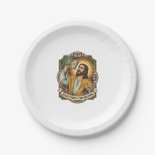 Jesus Empty Tortilla Chip Bag Drunk Munchies Party Paper Plates