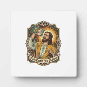 Jesus Empty Tortilla Chip Bag Drunk Munchies Party Plaque