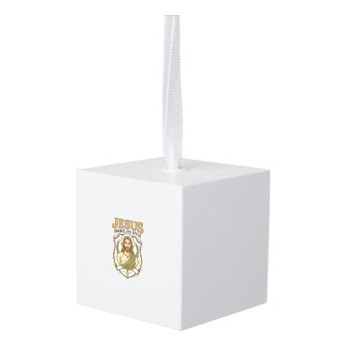 Jesus Enamel Pin Style Jesus Enamel Pin Christian  Cube Ornament