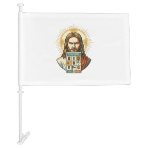 Jesus Endless Captcha Verification Traffic Lights Car Flag