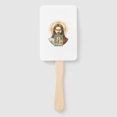 Jesus Endless Captcha Verification Traffic Lights Hand Fan