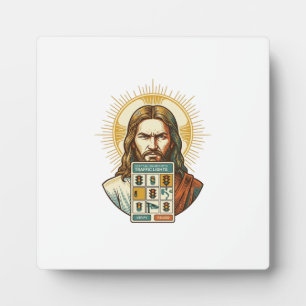 Jesus Endless Captcha Verification Traffic Lights Plaque