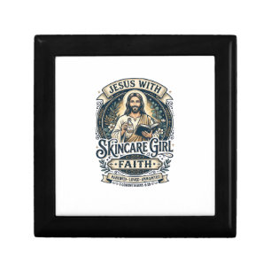 Jesus Esthetician Skincare Vintage Shirt Christian Gift Box