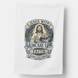 Jesus Esthetician Skincare Vintage Shirt Christian House Flag