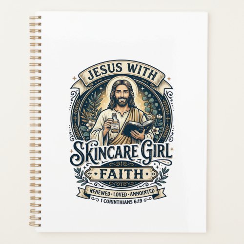 Jesus Esthetician Skincare Vintage Shirt Christian Planner