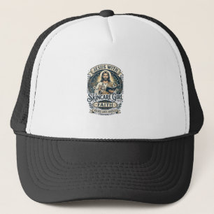 Jesus Esthetician Skincare Vintage Shirt Christian Trucker Hat