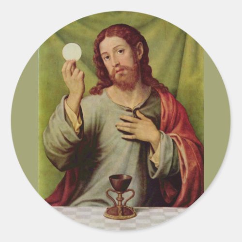 Jesus eucharist sticker