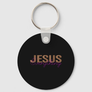 Jesus Everything Christian Cross God Faith Bible R Keychain