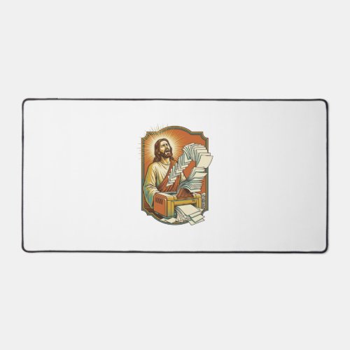 Jesus Excel Sheet Printing 50 Blank Pages Office H Desk Mat