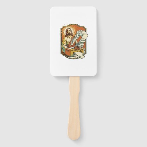 Jesus Excel Sheet Printing 50 Blank Pages Office H Hand Fan