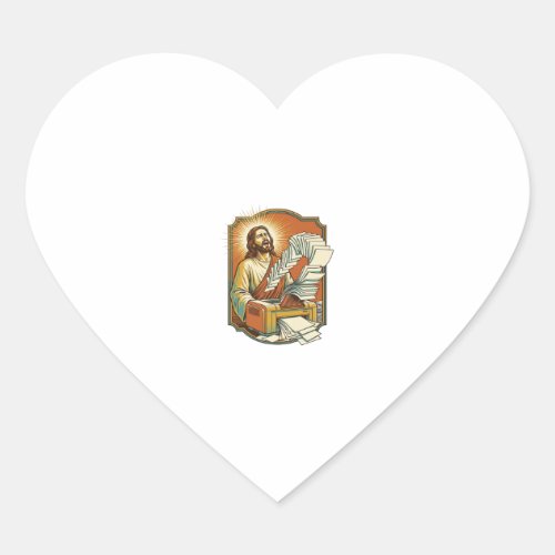 Jesus Excel Sheet Printing 50 Blank Pages Office H Heart Sticker