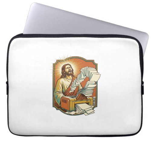 Jesus Excel Sheet Printing 50 Blank Pages Office H Laptop Sleeve