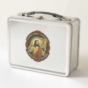 Jesus Expired Software Subscription Paywall Tech O Metal Lunch Box