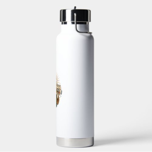 Jesus Eyes Closed Tagged Group Photo Unflattering Water Bottle