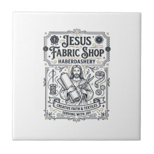 Jesus Fabric Shop Haberdashery Jesus Fabric Shop H Ceramic Tile