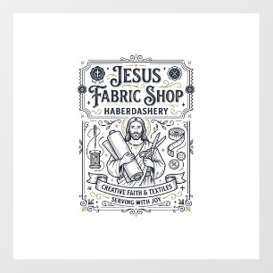 Jesus Fabric Shop Haberdashery Jesus Fabric Shop H Floor Decals