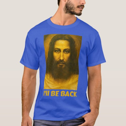 Jesus face modeled from Shroud of Turin T_Shirt