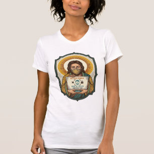 Jesus Failed Face Unlock Mask Recognition Tech Pho T-Shirt