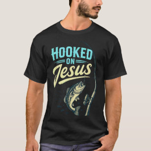 Jesus faith fish fishing vintage design T-Shirt