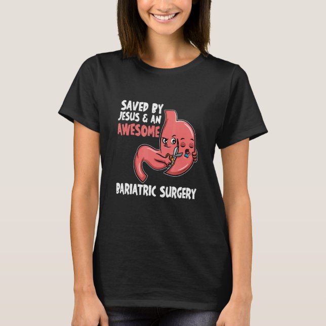 Jesus Faith Religion Gastric Sleeve Bariatric Quot T-Shirt (Front)