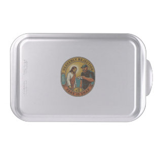 Jesus Fake ID Confiscated Angry Bouncer Club Party Cake Pan