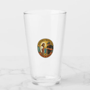 Jesus Fake ID Confiscated Angry Bouncer Club Party Glass