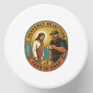 Jesus Fake ID Confiscated Angry Bouncer Club Party Mini Candle Favors