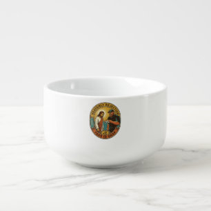 Jesus Fake ID Confiscated Angry Bouncer Club Party Soup Mug