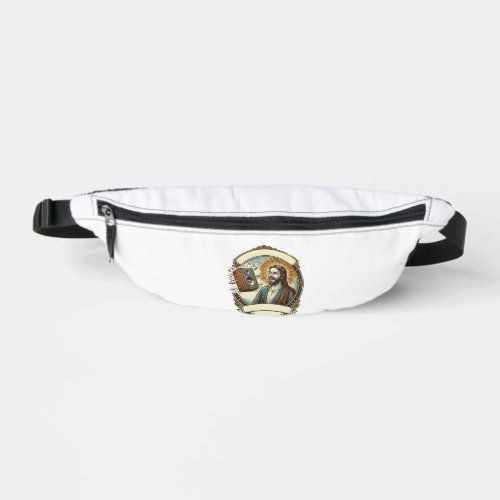 Jesus Fake Laughing Loud Club Cant Hear Party Humo Fanny Pack