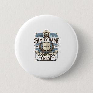 Jesus Family Name Crest Jesus Family Name Crest Ch Button