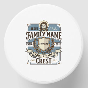Jesus Family Name Crest Jesus Family Name Crest Ch Mini Candle Favors