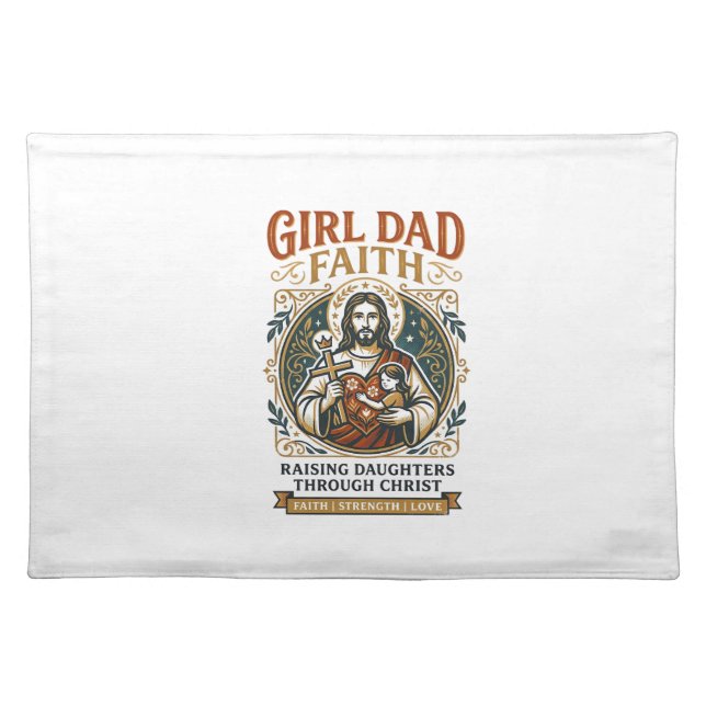 Jesus Fatherhood Micro Identities Graphic Tee Chri Cloth Placemat (Front)