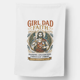 Jesus Fatherhood Micro Identities Graphic Tee Chri House Flag