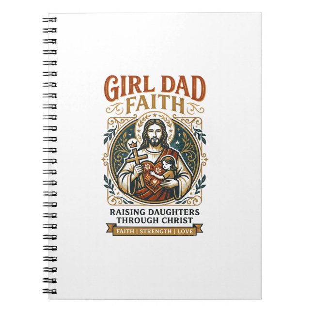 Jesus Fatherhood Micro Identities Graphic Tee Chri Notebook (Front)