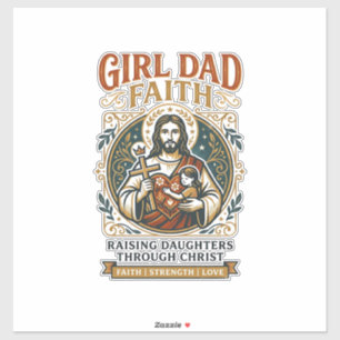 Jesus Fatherhood Micro Identities Graphic Tee Chri Sticker