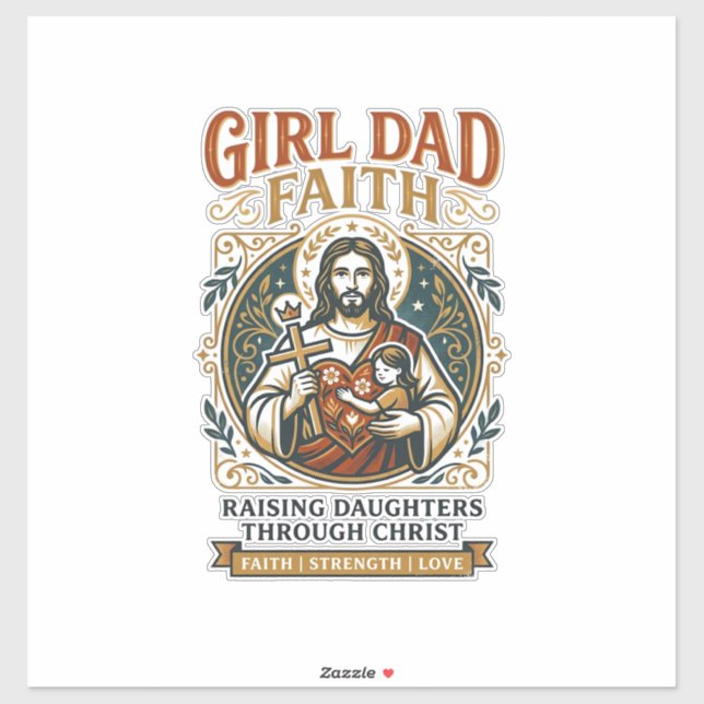Jesus Fatherhood Micro Identities Graphic Tee Chri Sticker (Sheet)