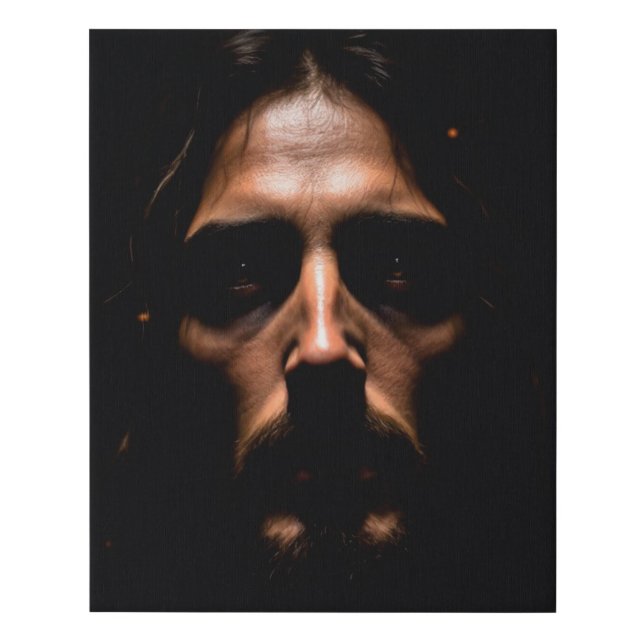 JESUS FAUX CANVAS PRINT (Front)