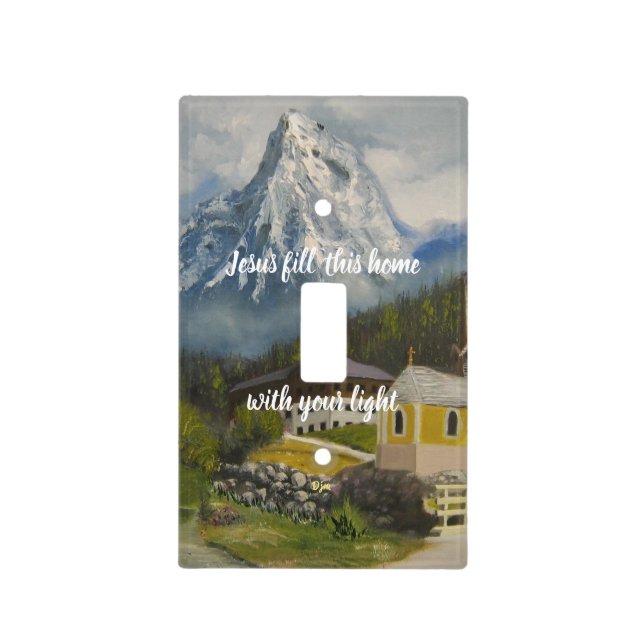 Jesus Fill this home Light Switch Cover (Front)