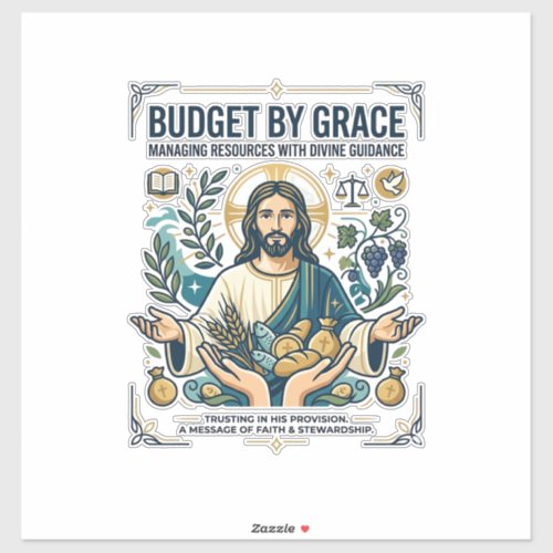 Jesus Financial Peace Debt Free Journey Shirt Chri Sticker