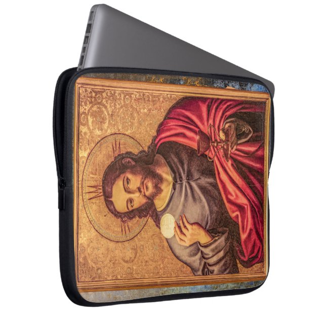 Jesus Fine Art laptop case (Front Right)